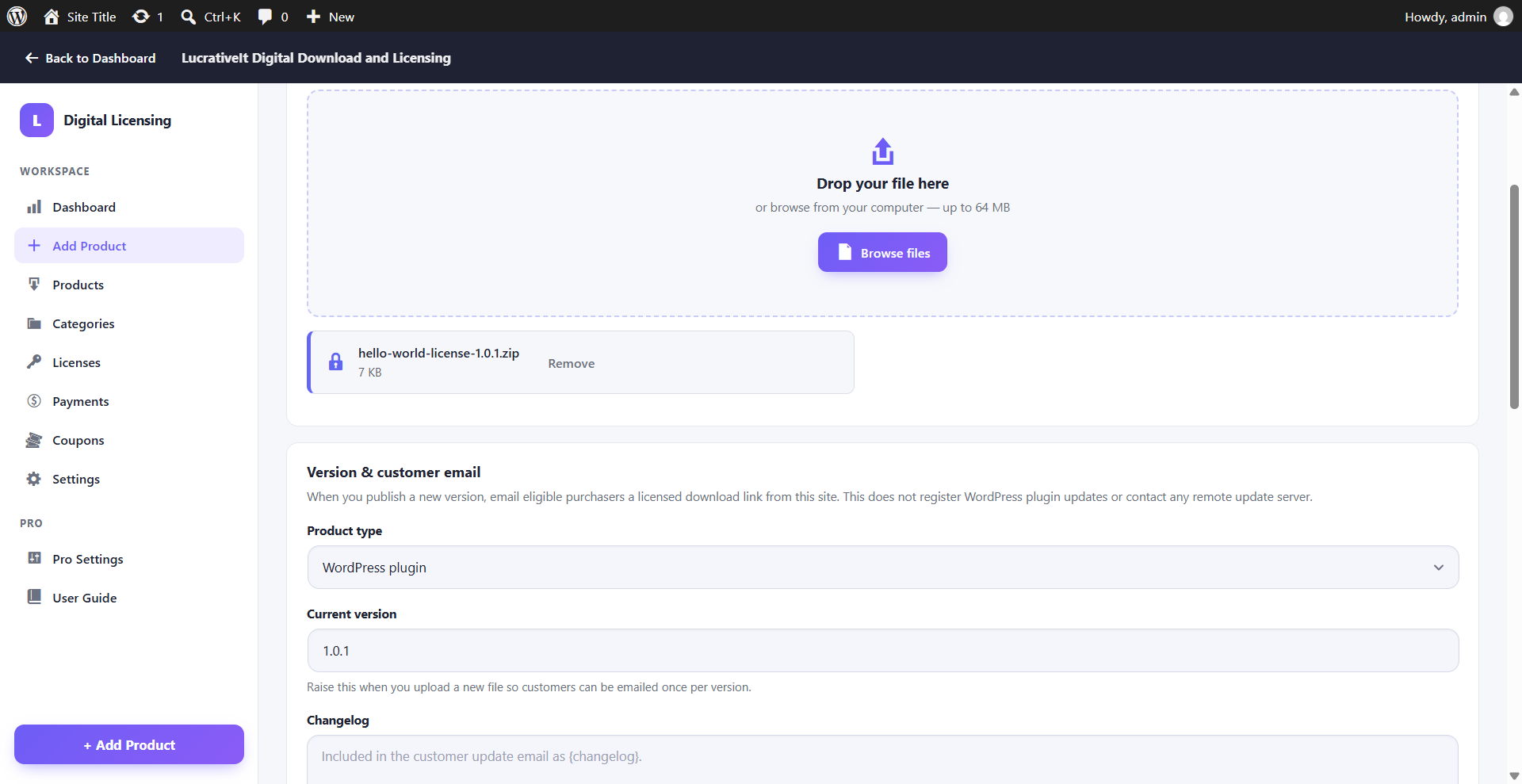 Automatic updates settings