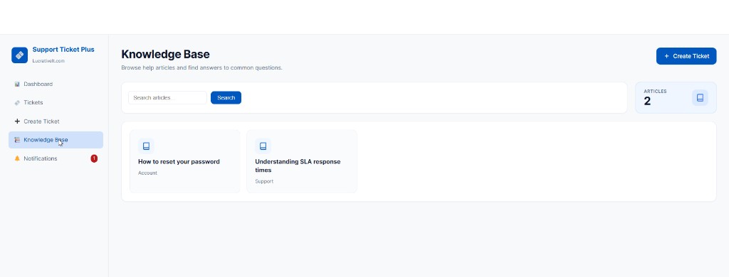 Customer knowledge base