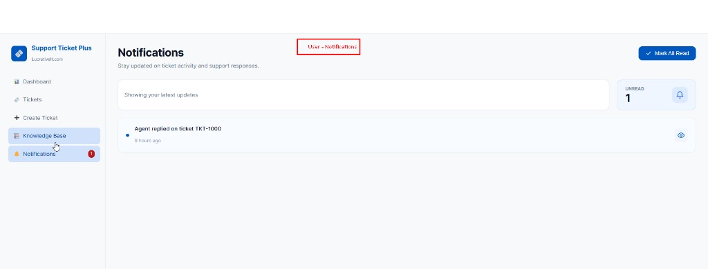 Portal notifications