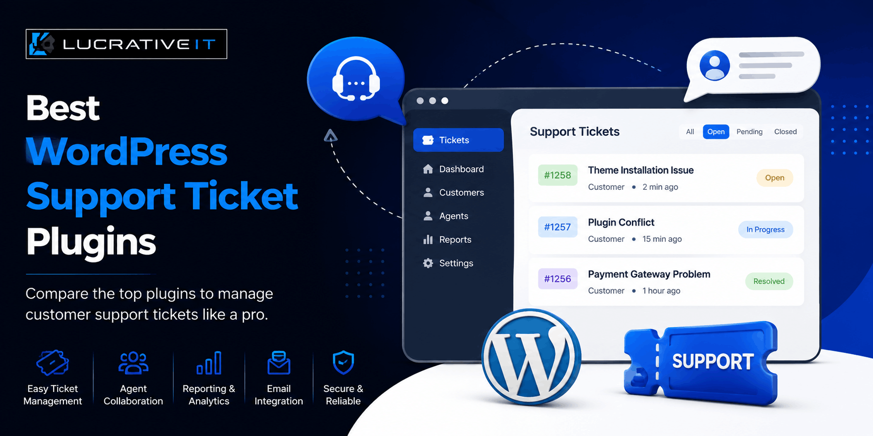 Best WordPress Support Ticket Plugins in 2026 (Compared)