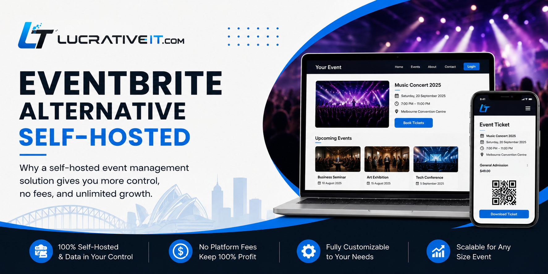 Eventbrite Alternative: Run Your Own Self-Hosted Event Management Platform