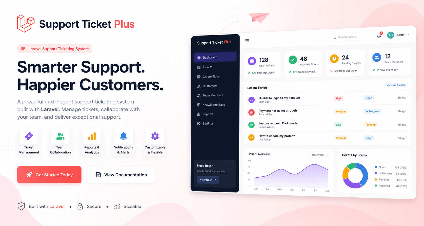 Support Ticket Plus – Complete Laravel Ticketing System