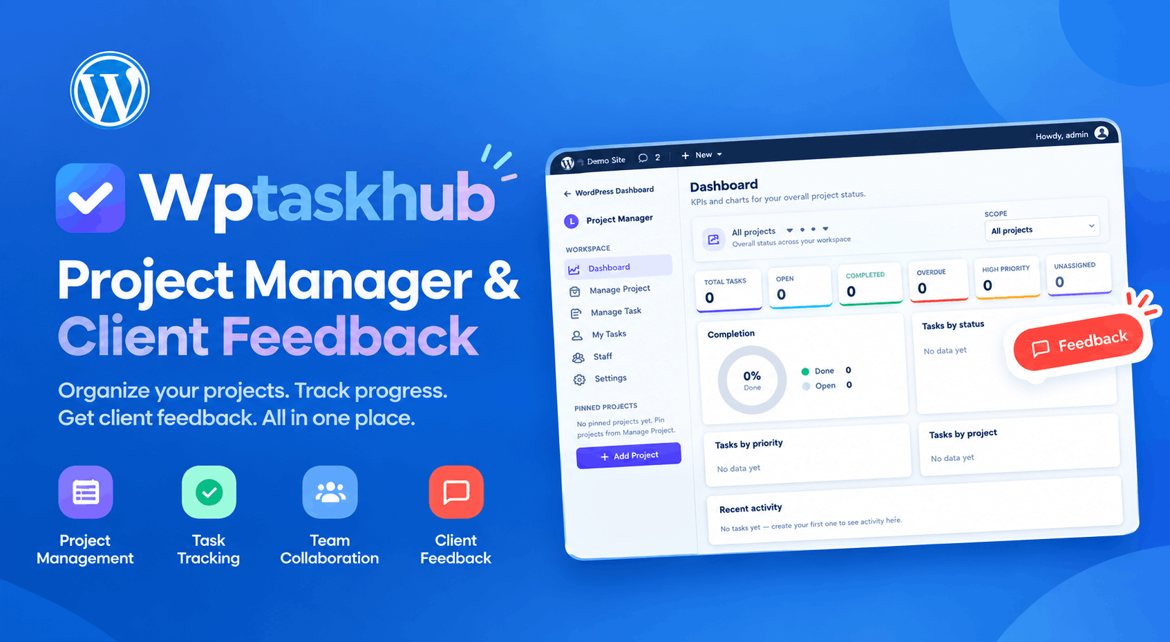 WordPress Project Management, Kanban Boards & Client Feedback