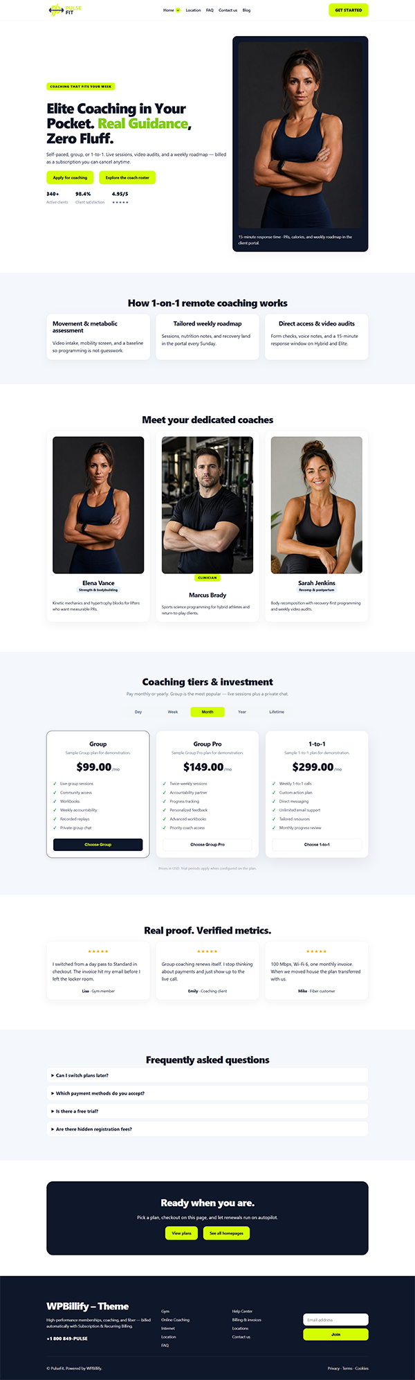 Online Coaching